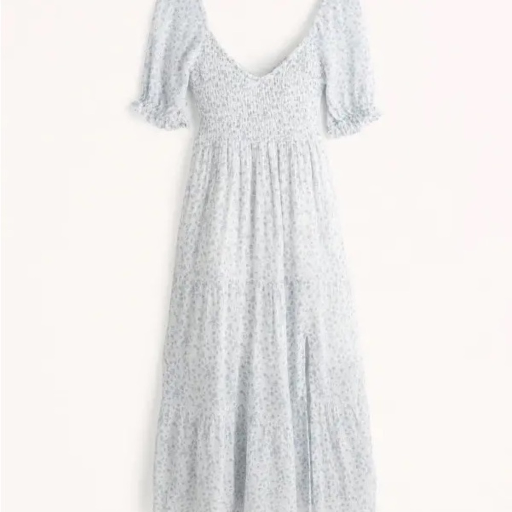 Abercrombie & Fitch Light Blue Maxi Dress